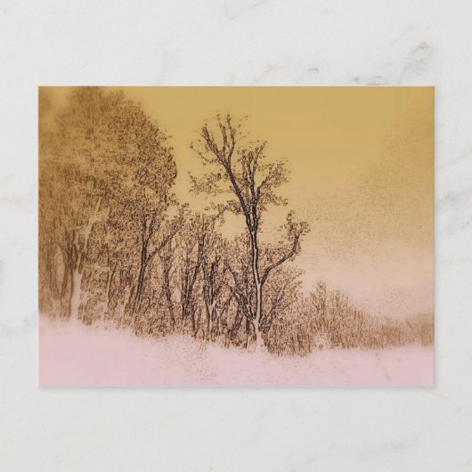 Early Winter Skyline Briefkaart (Voorkant)