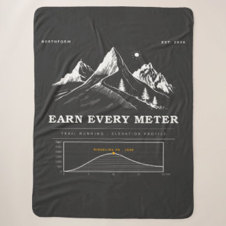 Earn Every Meter Trailrunning Höhenprofil  Sherpa Deken