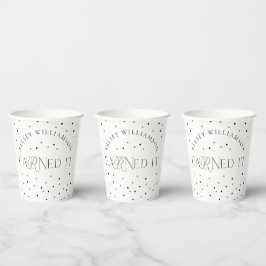 eaRNed It Nursing School Afstuderen Celebration Papieren Bekers