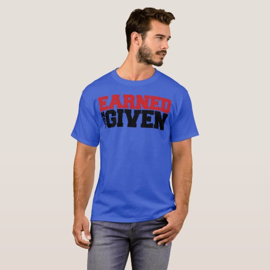 Earned Not Given boy T-shirt (Voorkant volledig)