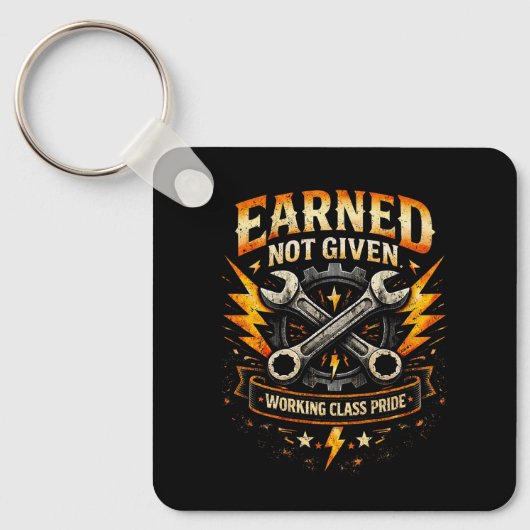 Earned Not Given Sleutelhanger (Voorkant)