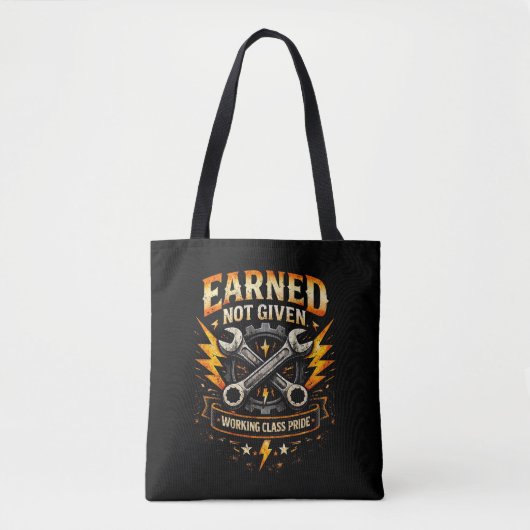 Earned Not Given Tote Bag (Voorkant)