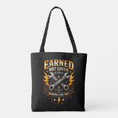 Earned Not Given Tote Bag (Achterkant)