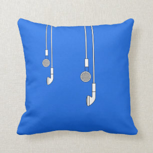 Earphones American Mojo Pillow Kussen