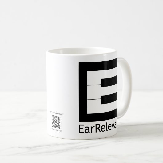 EarRelevante koffie-Mok Koffiemok (Voorkant rechts)