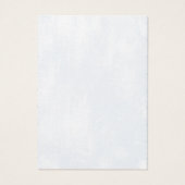 Earring Jewelry Display Card • Blue Floral Lace Visitekaartje (Achterkant)