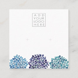 Earrings Backing Cards Add Your Own Logo Vierkante Visitekaartje
