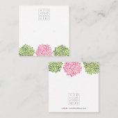 Earrings Backing Cards Add Your Own Logo Vierkante Visitekaartje (Voorkant / Achterkant)