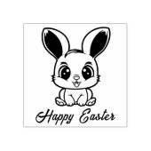 🐰 Ears & Embers – Custom Easter Wood Art Stam Rubberstempel (Afrduk)