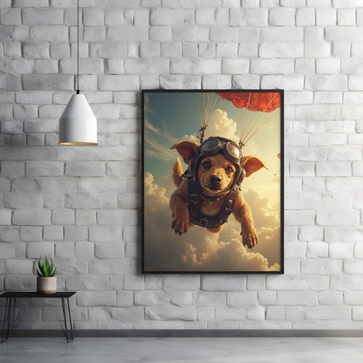 Ears Flying, Tail Wagging, Mission Ready Poster