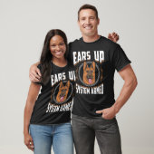Ears Up System Armed German Shepherd T-shirt (Unisex)