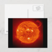 Earth2 Sun Star Bumpersticker Briefkaart (Voorkant / Achterkant)