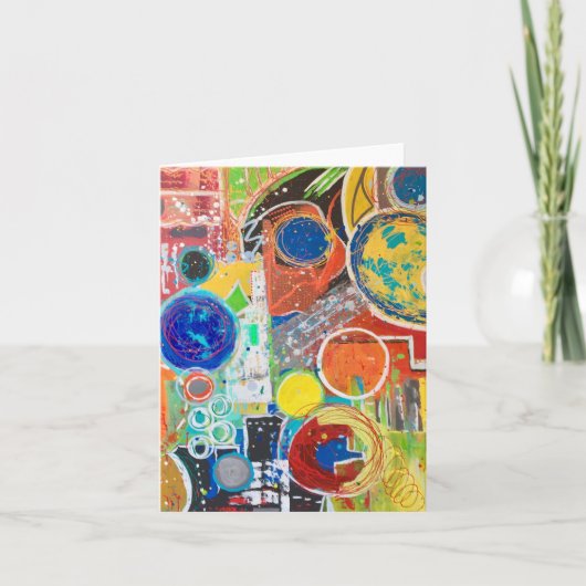 Earth 360 Blank Notecard Kaart (Voorkant)