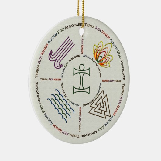 Earth Air Fire Water Ornament (Rechts)