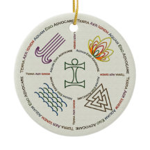 Earth Air Fire Water Ornament