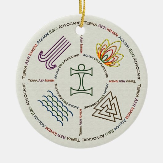 Earth Air Fire Water Ornament (Voorkant)