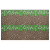 Earth and Grass Pixel Art Gaming Mask Stof (Fat Quarter)