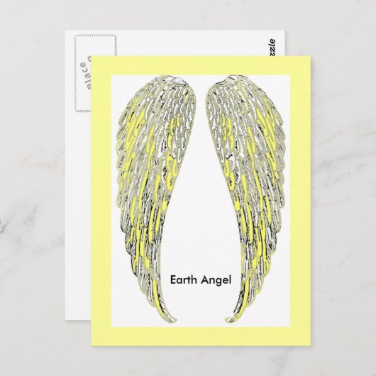 Earth Angel Briefkaart (Voorkant / Achterkant)