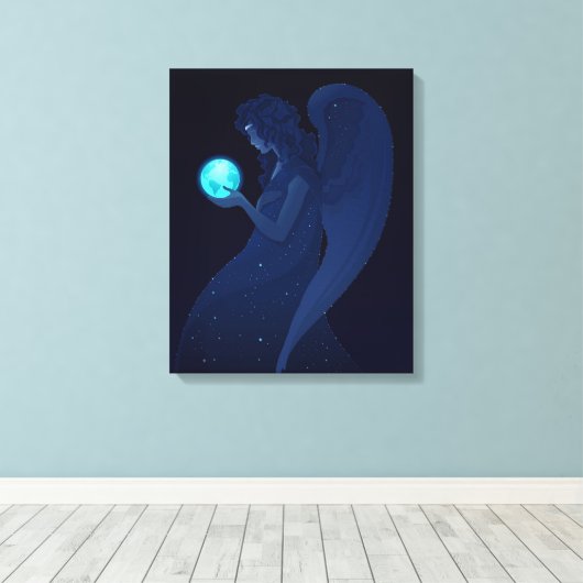 Earth Angel Canvas Afdruk (Insitu (Houten vloer))