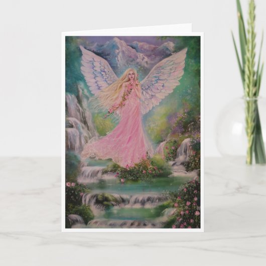 Earth angel greeting card kaart (Voorkant)