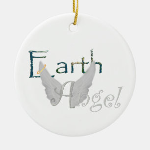 Earth Angel Keramisch Ornament