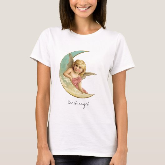 Earth Angel Moon Girl  Victoriaans T-shirt (Voorkant)