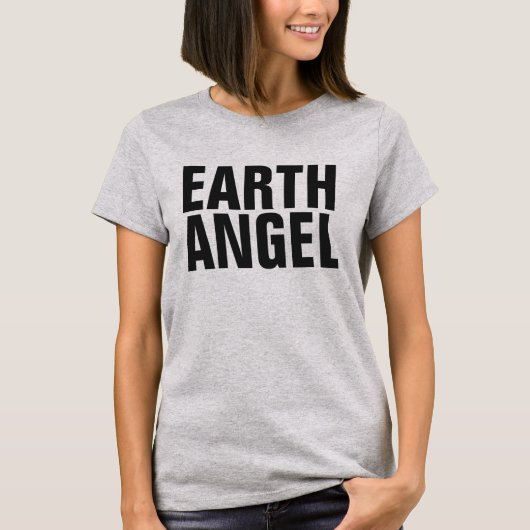 EARTH ANGEL (Wings On back) T-Shirts (Voorkant)
