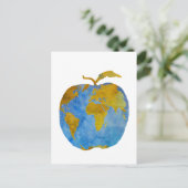 Earth Apple Briefkaart (Staand voorkant)