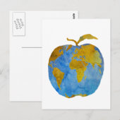 Earth Apple Briefkaart (Voorkant / Achterkant)