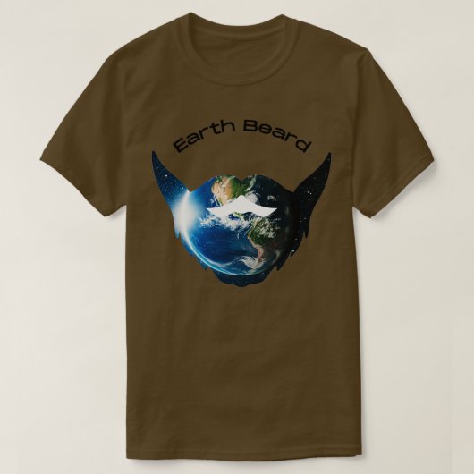 Earth Beard T-shirt (Design voorkant)