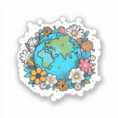 Earth Beauty Sticker (Voorkant)