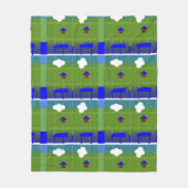 Earth Blanket Fleece Deken (Voorkant)