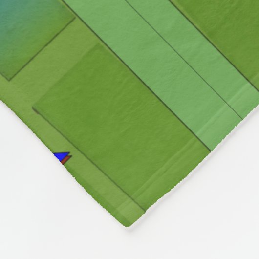 Earth Blanket Fleece Deken (Hoek)