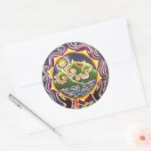 Earth Blessing Mandala Sticker (Envelop)