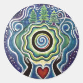 Earth Blessings Mandala Sticker (Voorkant)