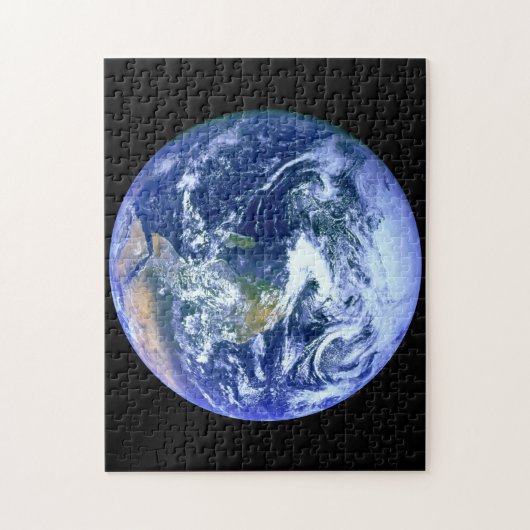 Earth Blue Marmer Legpuzzel (Verticaal)