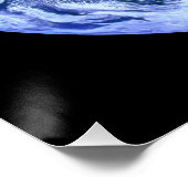 Earth Blue Marmer Perfect Poster (Hoek)