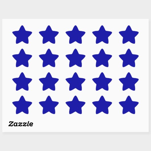 Earth Blue Star-Sticker Ster Sticker (Vel)