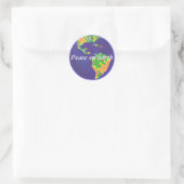 Earth boeket - Vrede op Aarde stickers (Tas)