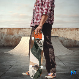 Earth Boho Minimalist - Natuurlijke unisex Persoonlijk Skateboard