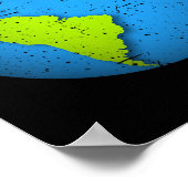 Earth Bowling LL. Dag van de Aarde is een gunst. F Poster (Hoek)