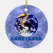 Earth Caretaker Keramisch Ornament (Voorkant)
