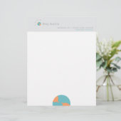 Earth Chat Persoonlijk Briefhoofd (Staand voorkant)