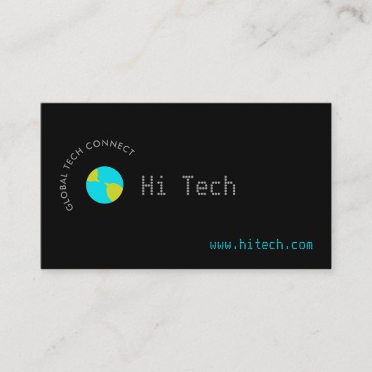 Earth Chat Visitekaartje (Voorkant)