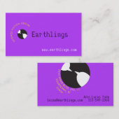 Earth Chat Visitekaartje (Voorkant / Achterkant)