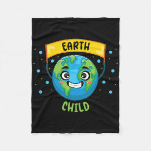 Earth Child Save Planet Teacher Science Climate Ch Fleece Deken