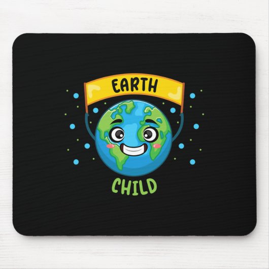 Earth Child Save Planet Teacher Science Climate Ch Muismat (Voorkant)