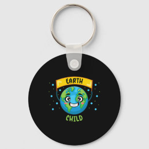 Earth Child Save Planet Teacher Science Climate Ch Sleutelhanger