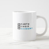 Earth Choir Academy Logo Jumbo Pint Grote Koffiekop (Rechts)