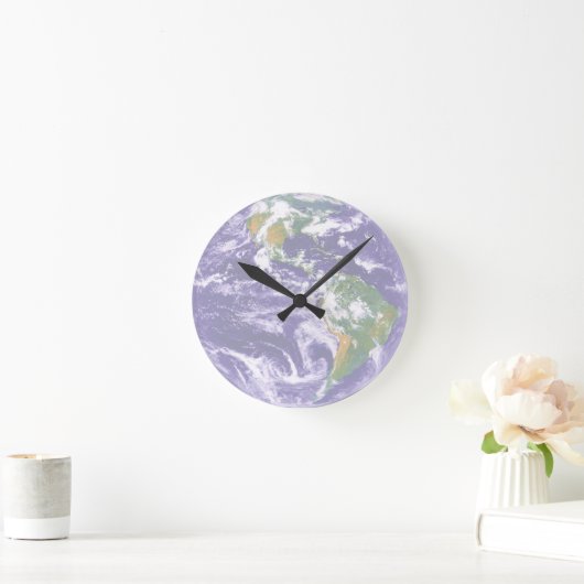 Earth Clock Ronde Klok (Huis)